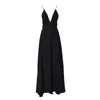 Aspesi Long Summer Dress In Black