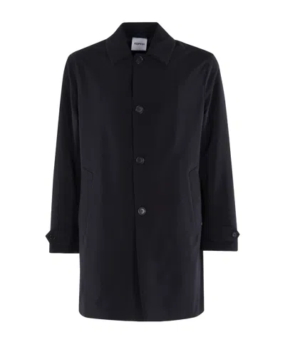 Aspesi Black Technical Down Padded Perfetto Coat