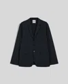 ASPESI BLAZER IN NYLON STRETCH - NAVY