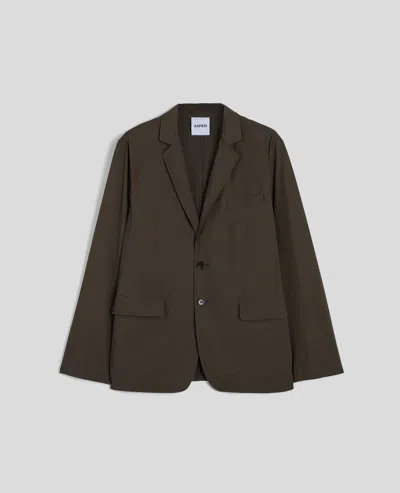 Aspesi Blazer In Nylon Stretch - Oliva