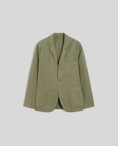 Aspesi Blazer In Twill Di Cotone E Lyocell - Militare