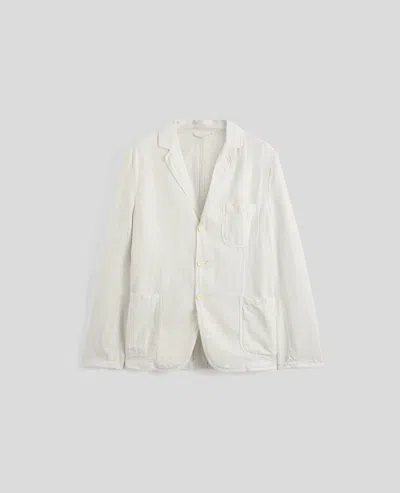 Aspesi Blazer In Twill Di Cotone E Lyocell - Naturale
