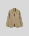 Aspesi Blazer In Twill Di Cotone E Lyocell - Terra In Terra
