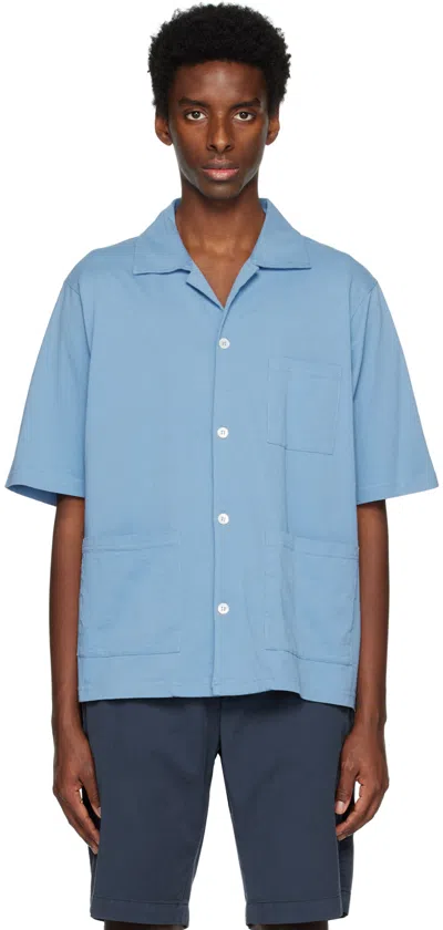 Aspesi Blue Camica Shirt In 01049 - Azzurro / Sk