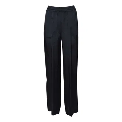 Aspesi Blue Viscose Twill Trousers