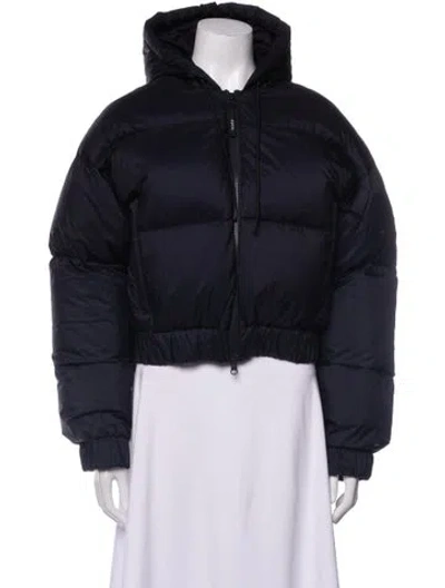 Pre-owned Aspesi Bomber Jacket In Blue