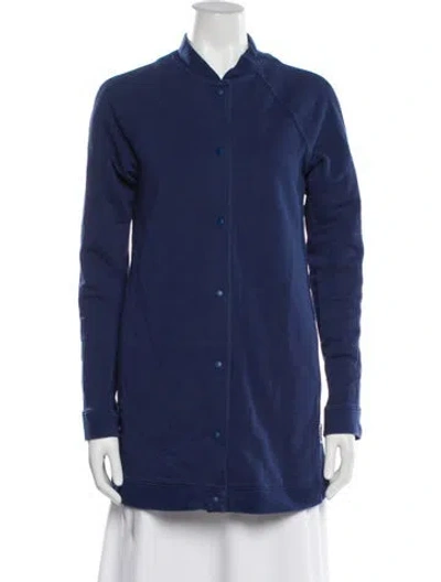 Pre-owned Aspesi Bomber Jacket In Blue