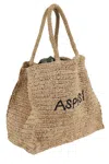 Aspesi Top Handle Tote Bag In Neutral