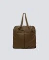 Aspesi Borsa Shopper In Tela Di Misto Cotone - Militare In Green