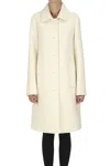 Aspesi Bouclè Wool Cloth Coat In Multi