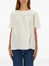 Aspesi Bow-detailed Flared-sleeve Top