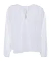 Aspesi Bow Tied Rounded Hem Top