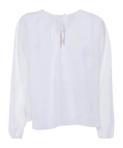 Aspesi Bow Tied Rounded Hem Top