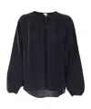 Aspesi Bow Tied Rounded Hem Top