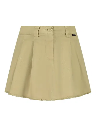 Aspesi Kids' Box-pleated Skirt