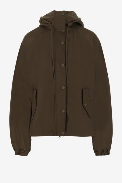ASPESI BROWN NYLON JACKET