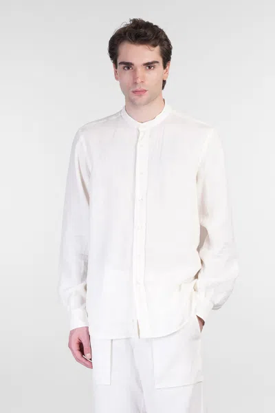 ASPESI BRUCE SHIRT IN BEIGE LINEN