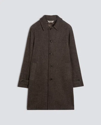 Aspesi Brushed Boucle Wool Coat - Brown