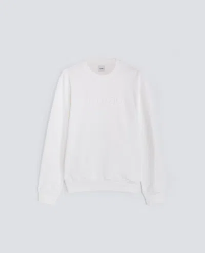 Aspesi Brushed Cotton Sweatshirt In White
