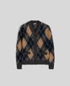 Aspesi Brushed Shetland Wool Cardigan In Gray