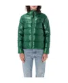 Aspesi Budd Hooded Puffer Jacket In Green
