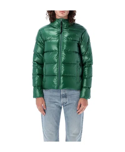 Aspesi Budd Hooded Puffer Jacket In Green