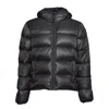 Aspesi Budd Puffer Jacket In Black Satin Fabric In Black