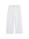 Aspesi Button Cropped Jeans In White