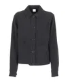 Aspesi Button-down Casual Jacket In Black