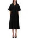 Aspesi Button-down Midi Dress With Belted Waist