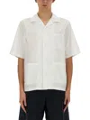 Aspesi Oversized Shirt Featuring Pockets In White