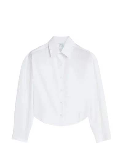 Aspesi Button Dropped-shoulder Shirt In White