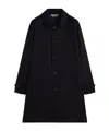 Aspesi Virgin Wool And Alpaca Pascal Coat In Black