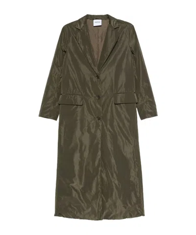 ASPESI BUTTON-FASTENING FLAP-POCKET COAT