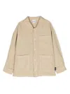 Aspesi Button-fastening Linen Shirt In Neutrals