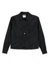 Aspesi Button-fastening Patch-pocket Jacket In Blue