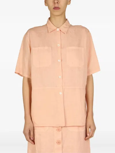 Aspesi Button Fastening Pocket Shirt In Neutral