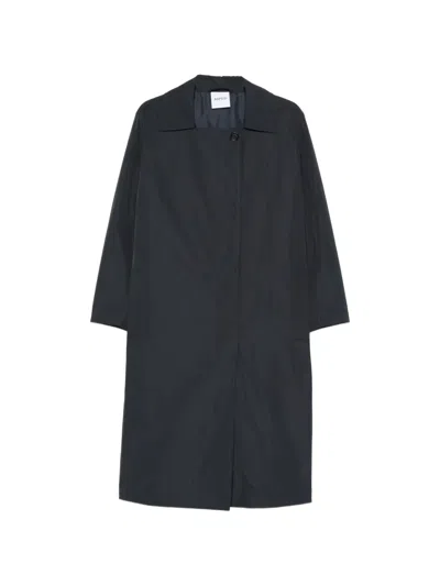 Aspesi Button Front Coat In Blue