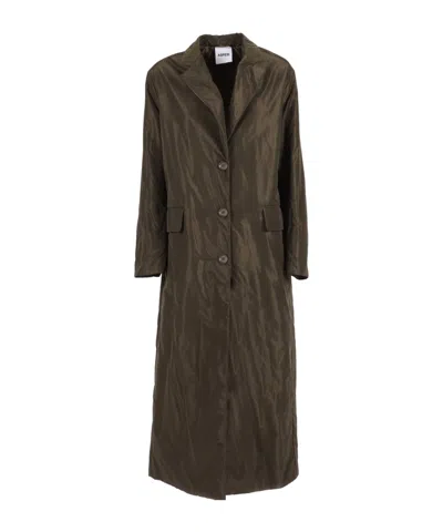 ASPESI BUTTON-FRONT FLAP POCKET COAT