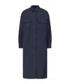 Aspesi Button Front Jacket In Blue