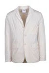 Aspesi Button Jacket - White In Neutral