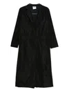 Aspesi Button Pocket Coat In Black