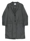 Aspesi Button Pocket Coat In Gray