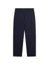 Aspesi Button Pocket Trousers In Blue