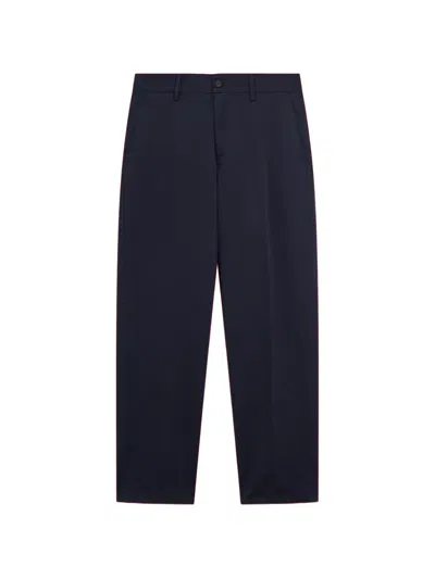 Aspesi Button Pocket Trousers In Blue