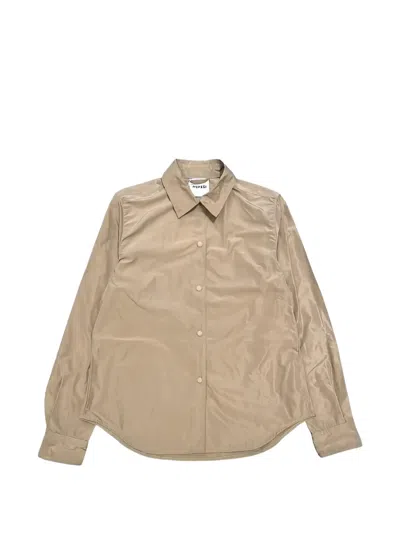 Aspesi Button Shirt In Brown