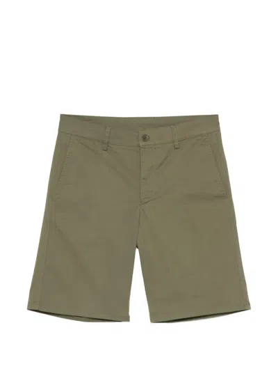Aspesi Button Shorts In Green