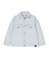 Aspesi Button-up Denim Jacket In White