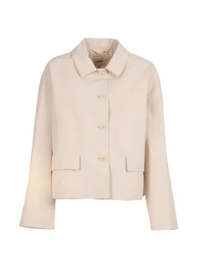 Aspesi Button-up Jacket In Neutral