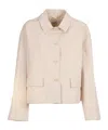 Aspesi Long Sleeve Jacket In Neutral